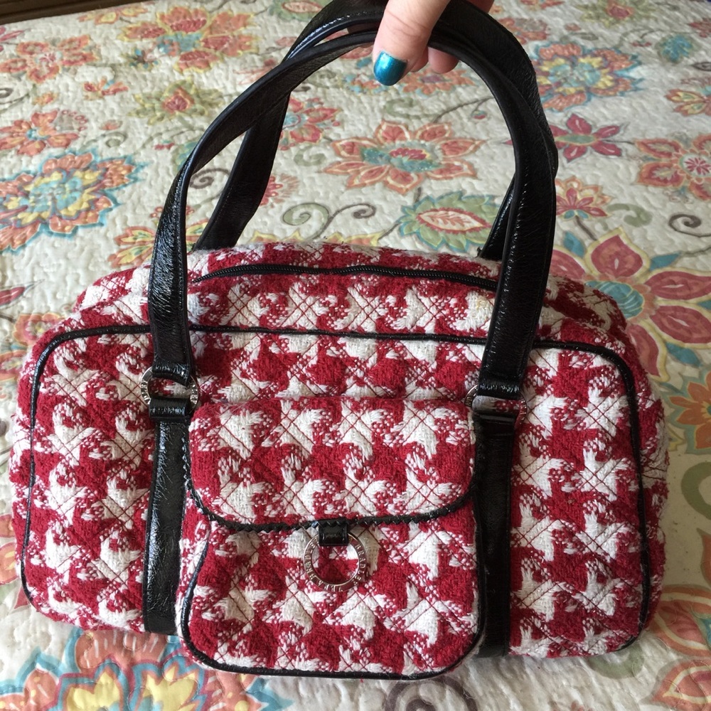 Vera Bradley Quilted Houndstooth Handbag